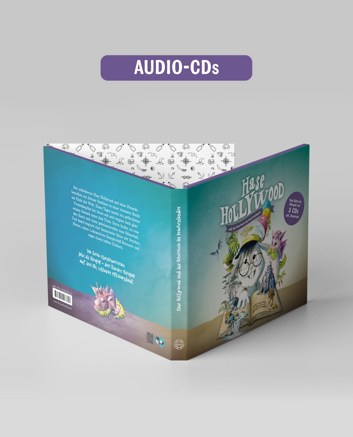 Hase Hollywood - Hörspiel auf 3 Audio CDs