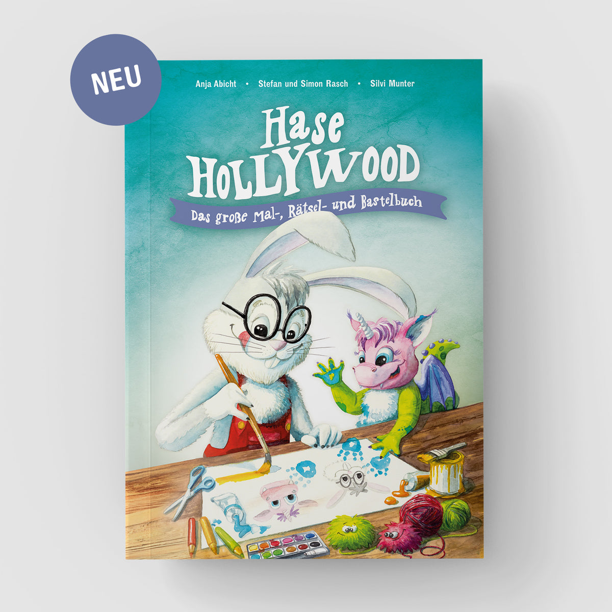 Hase Hollywood – Das große Mal-, Rätsel- und Bastelbuch – JETZT VORBESTELLEN